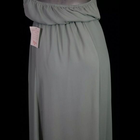 Show Me Your Mumu Silver Sage Crisp Heather Halter Dress NWT Size Small - Picture 5 of 11